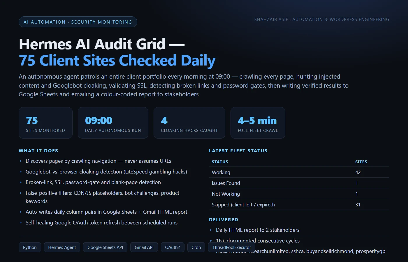 Hermes AI Audit Grid Security Scanner