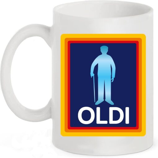 oldi funny mug